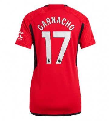 Manchester United Alejandro Garnacho #17 Hemmatröja Dam 2023-24 Kortärmad